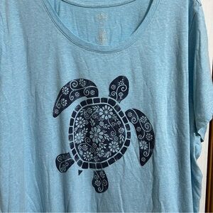 Sea Turtle Tee shirt 2X